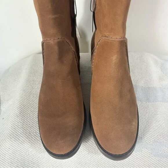 Cole Haan Grand 360 Suede Cal Gary Boots Size 5 B Women Waterproof Chestnut NEW